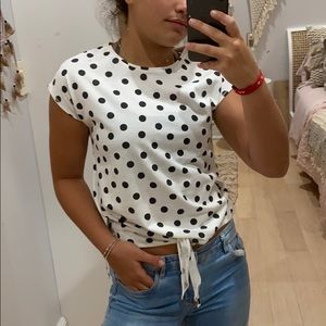 Cute polka dot top
